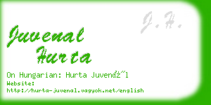 juvenal hurta business card